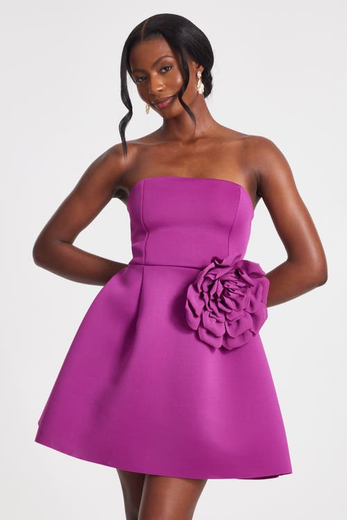 Quiz Scuba Foam Mini With 3d Flower In Magenta
