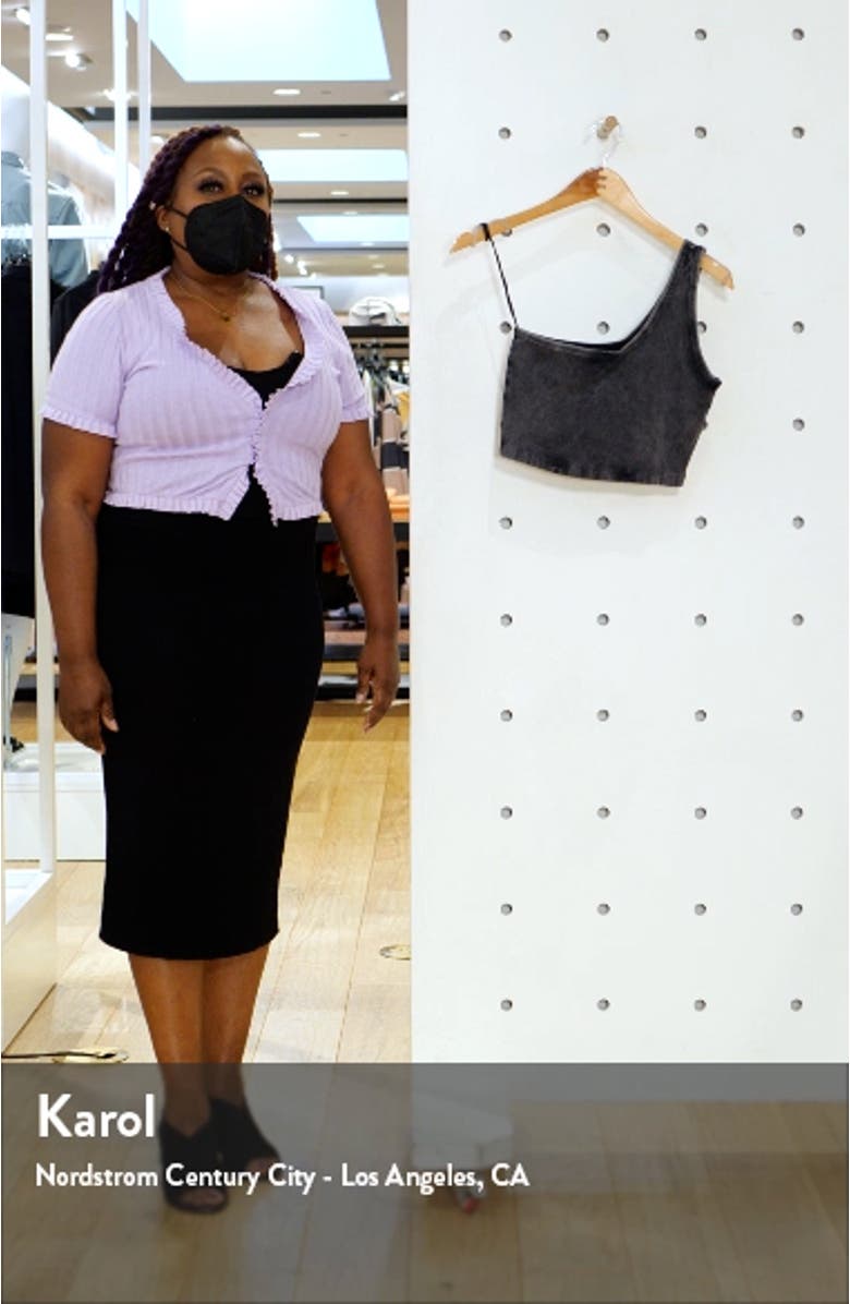 Free People FP Movement Hot Shoulder One-Shoulder Crop Tank, sales video thumbnail