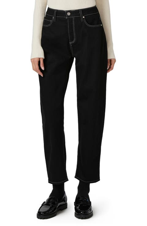 Alexis High Waist Barrel Jeans (Twilight Black)