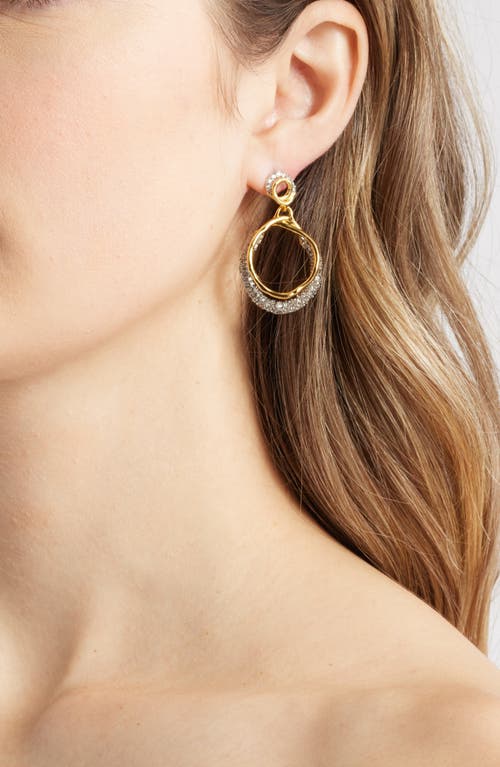 ALEXIS BITTAR ALEXIS BITTAR SOLANALES CRYSTAL ORBIT DROP EARRINGS 