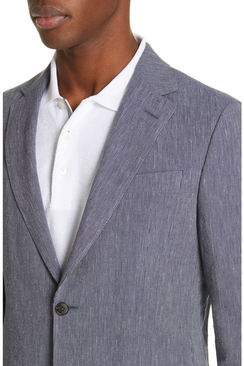 D8 Seersucker Suit, Alternate, color, NAVY