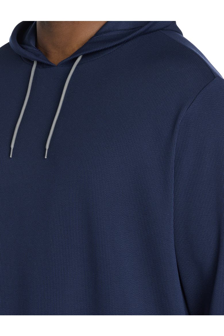 Big & Tall Everywhere Performance Textured Hoodie, Alternate, color, COLLEGIATE NAVY