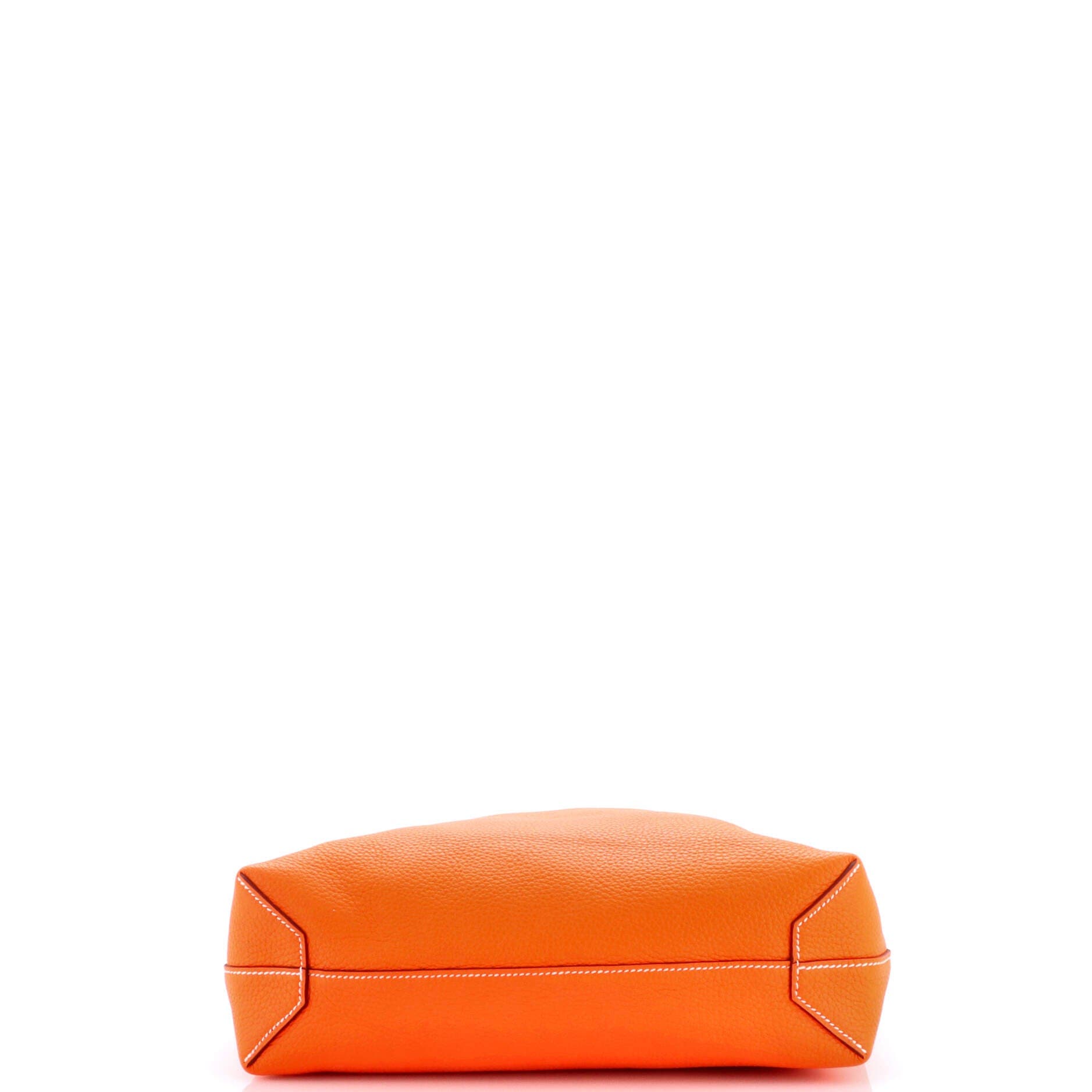 Pre-Owned Hermes Cabasellier Tote Clemence 31, Alternate, color, Orange Minium