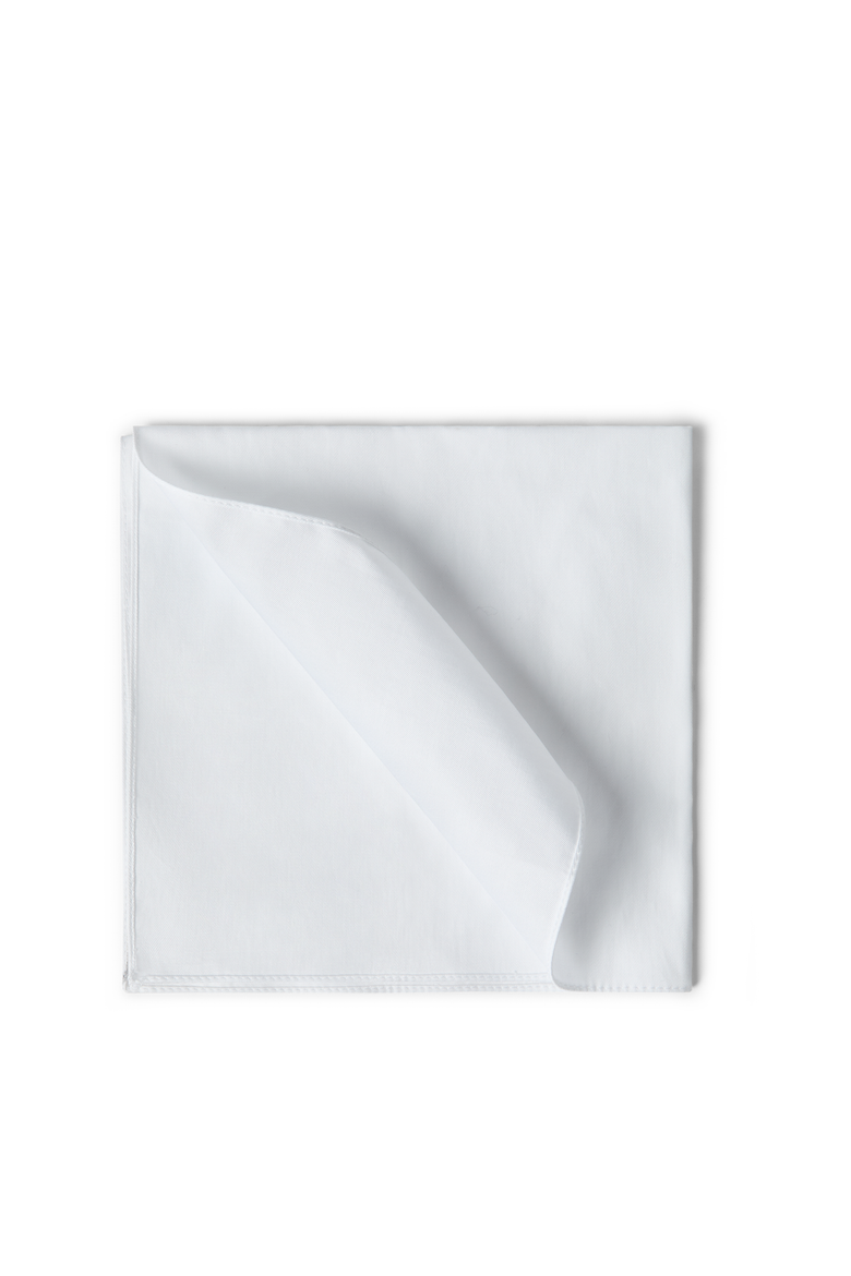 Tuxedo pocket square, Main, color, White