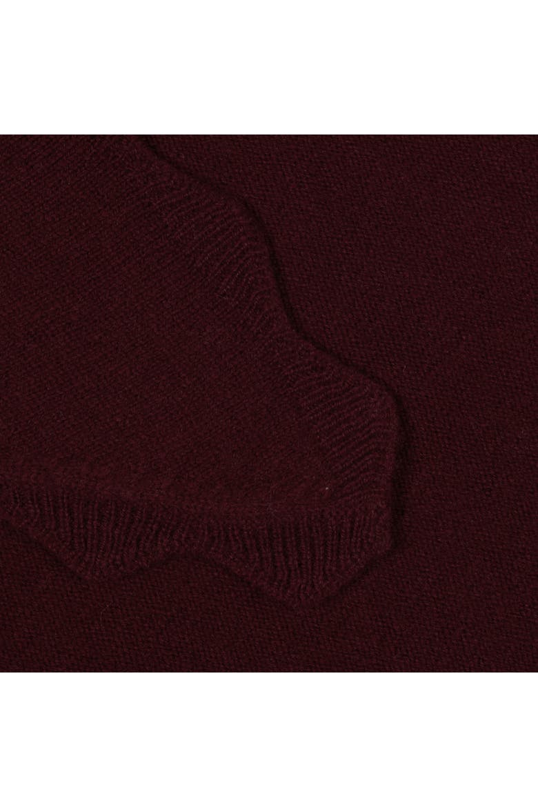Scallop Knit Triangle, Alternate, color, Winetasting