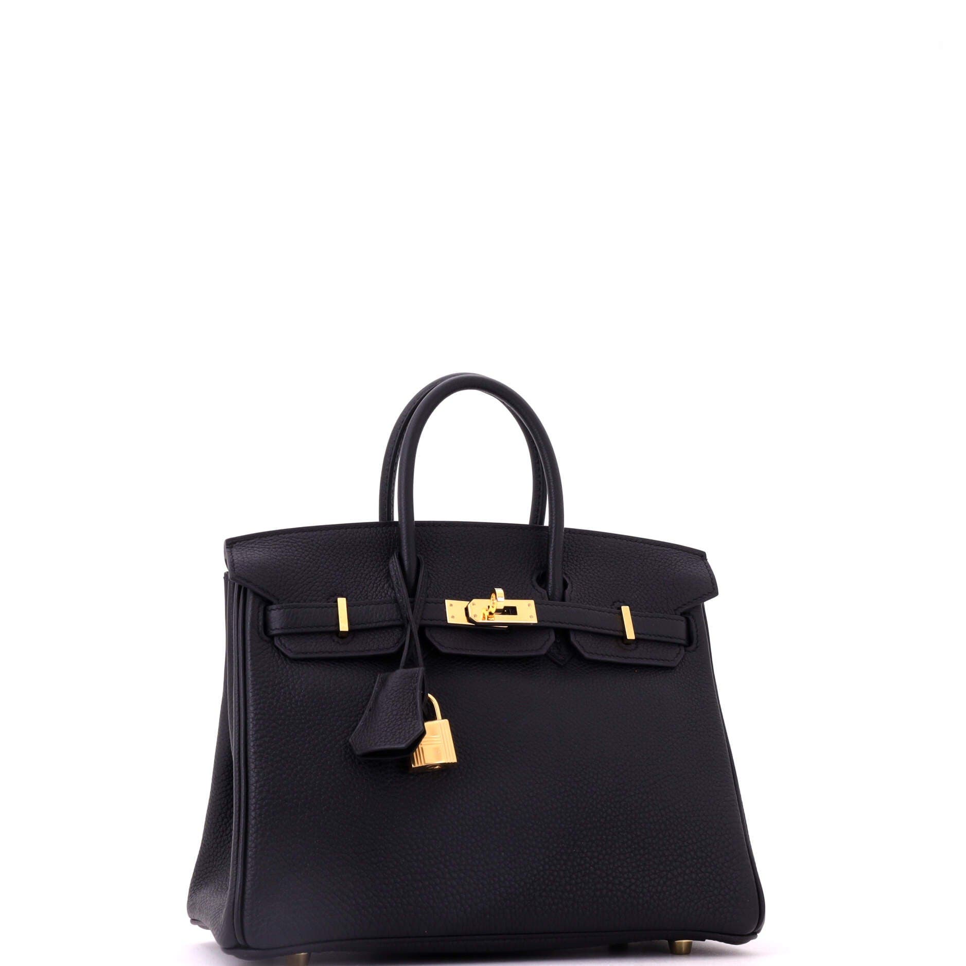 Birkin Handbag Black Togo with Gold Hardware 25, Alternate, color, Black