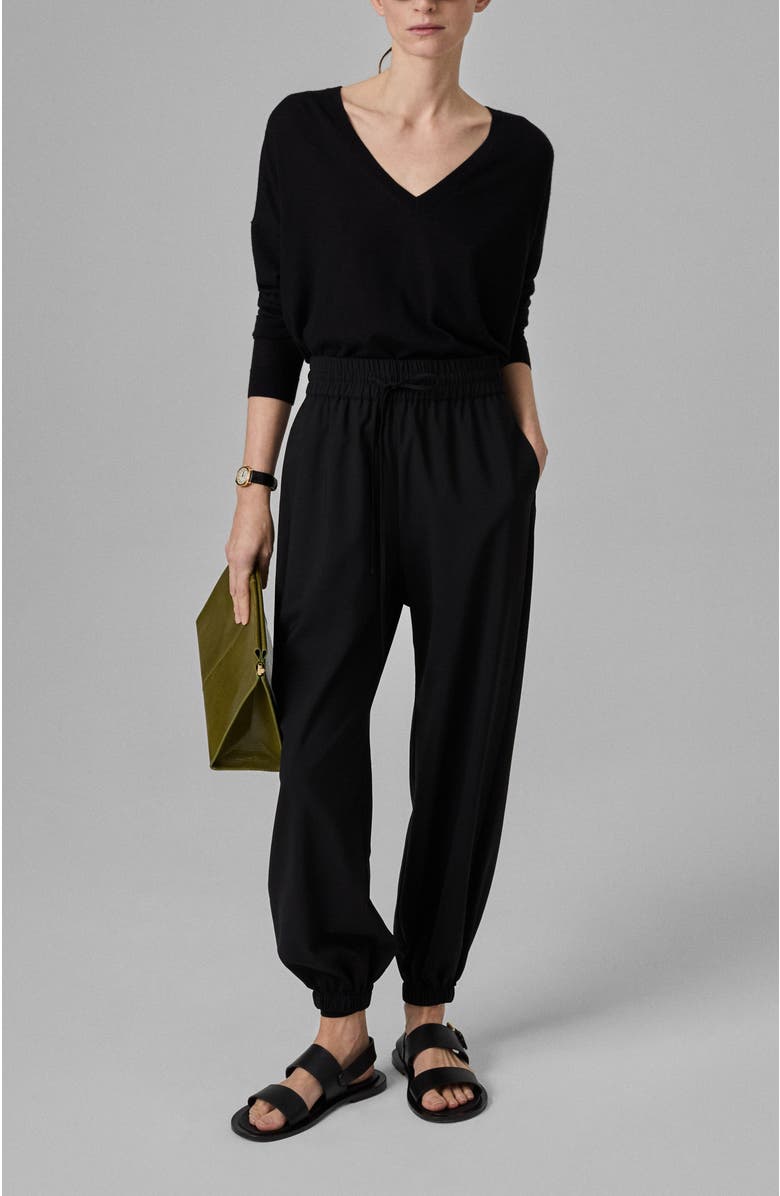 CO V-Neck Top in Fine Cashmere, Alternate, color, 