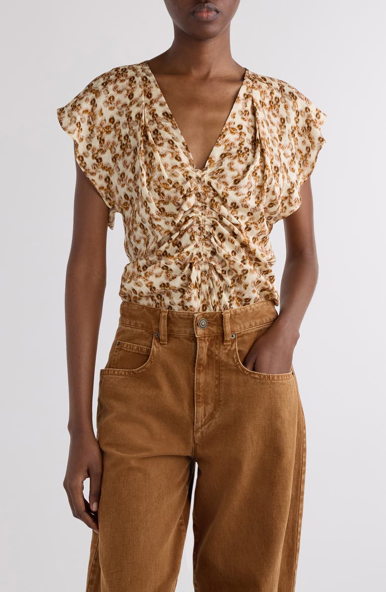 Isabel Marant Lonea Top, Main, color, Ochre