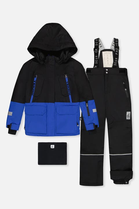 Teknik Fleece Lined Jacket & Reinforced Pants Two Piece Snowsuit
