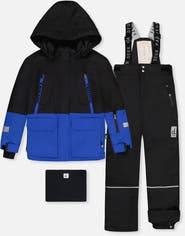 Deux par Deux Teknik Fleece Lined Jacket & Reinforced Pants Two Piece Snowsuit