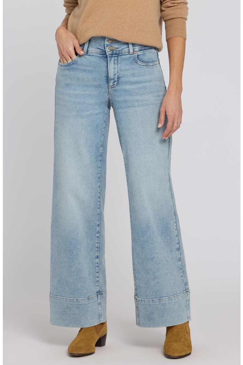 Teresa Wide Hem Wide Leg Jeans, Main, color, KEYS VIEW