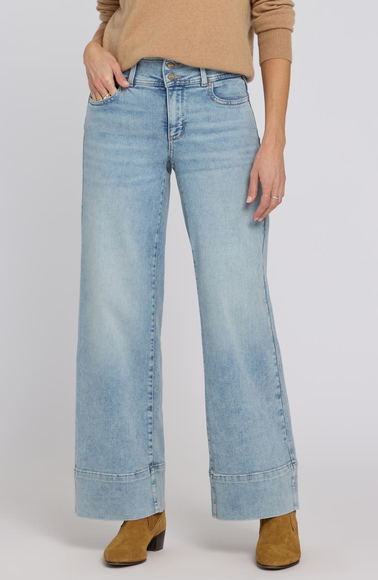 NYDJ Teresa Wide Hem Wide Leg Jeans, Main, color, Keys View