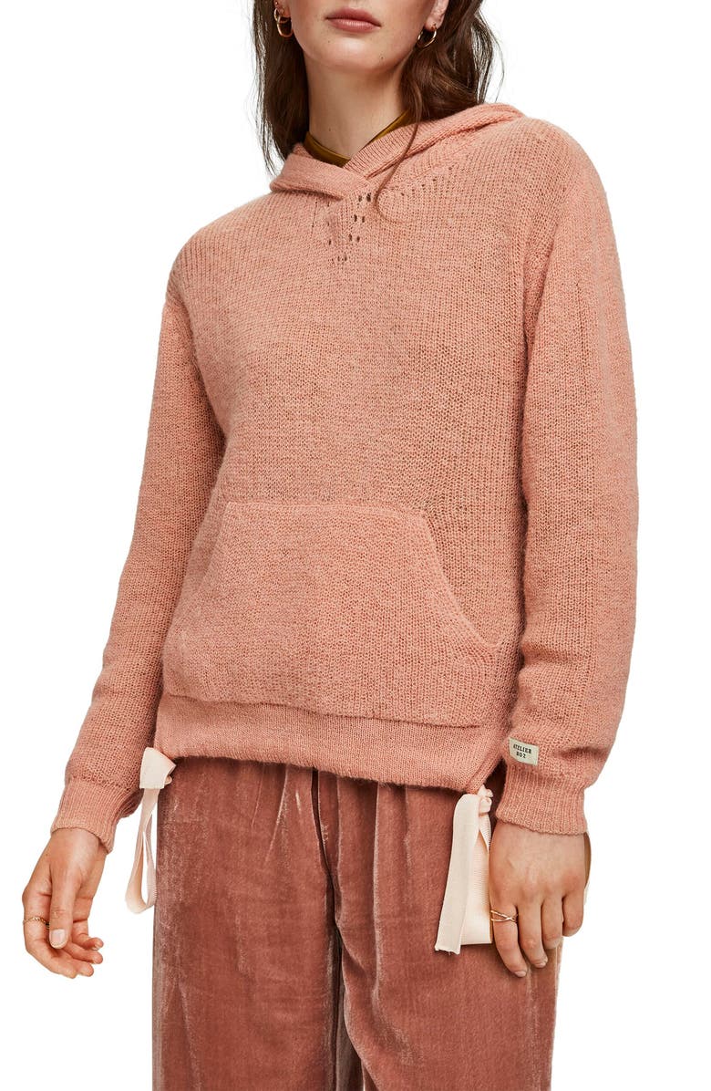 Scotch & Soda Knit Hooded Sweatshirt, Main, color, 