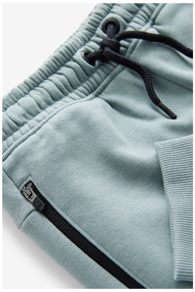 Kids' Zip Pocket Cotton Blend Joggers, Alternate, color, MINERAL