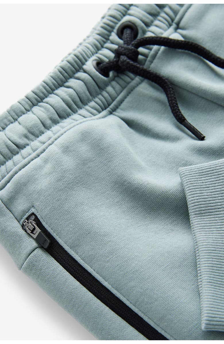 NEXT Kids' Zip Pocket Cotton Blend Joggers, Alternate, color, Mineral