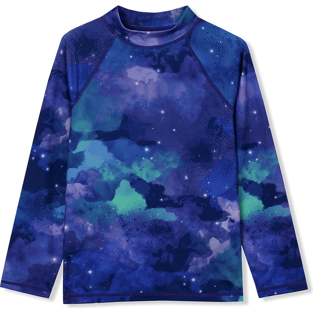 LANDS' END LANDS' END BOYS LONG SLEEVE UPF 50 SUN PROTECTION RASH GUARD