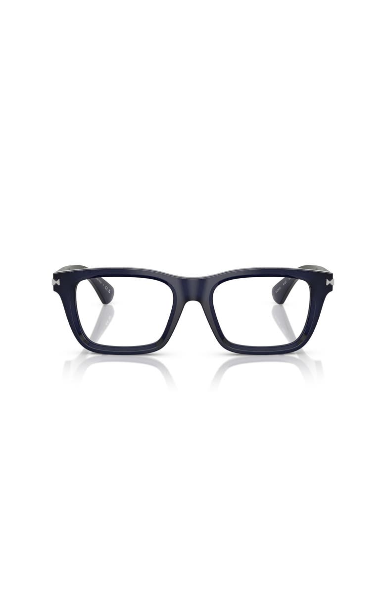 Burberry 51mm Rectangle optical glasses, Alternate, color, Blue
