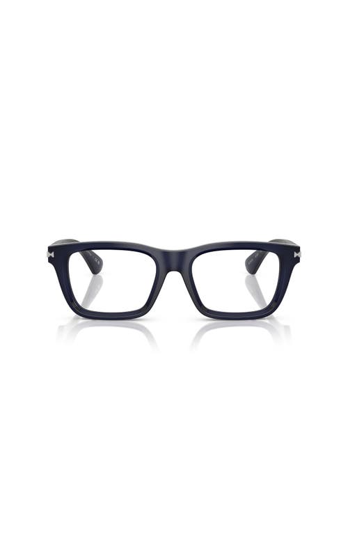 Burberry 53mm Rectangle Optical Glasses In Gray