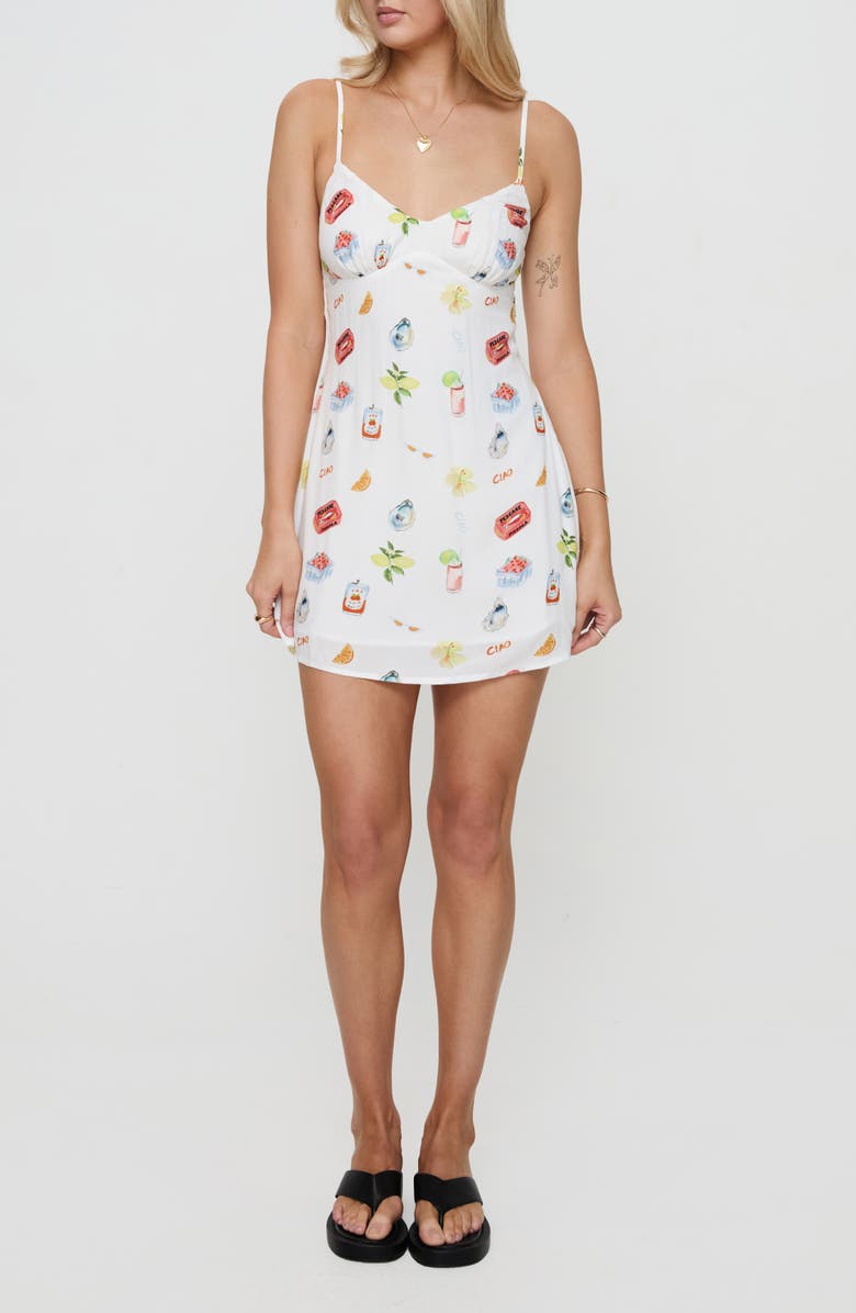 Princess Polly Jaye Minidress, Alternate, color, White