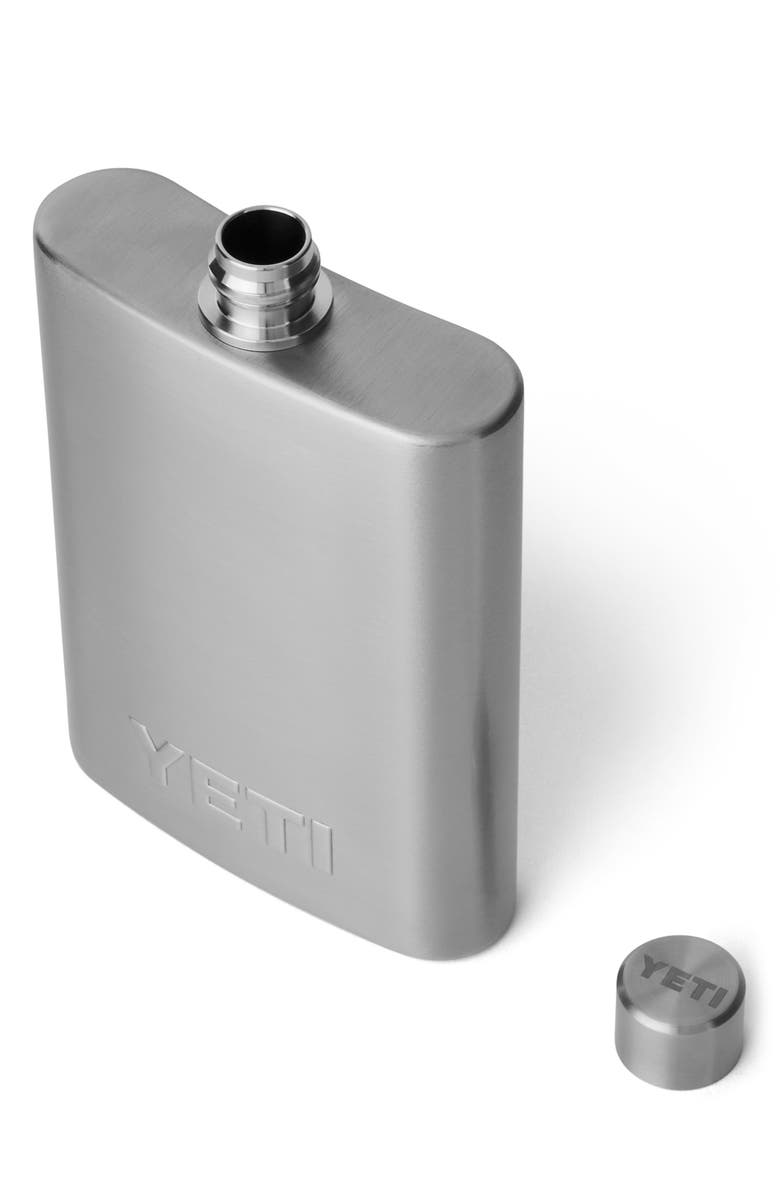 YETI Stainless Steel Flask, Alternate, color, Stainless Steel