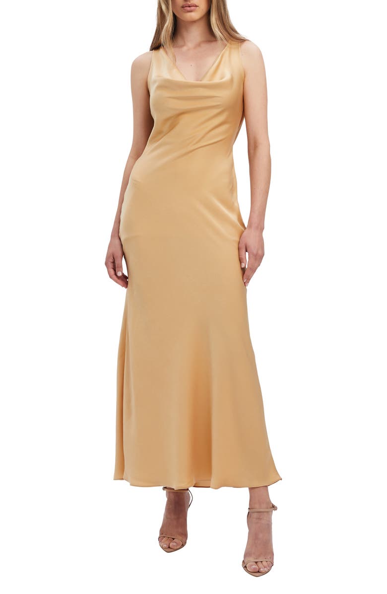 Bardot Adonia Cowl Neck Dress, Main, color, 