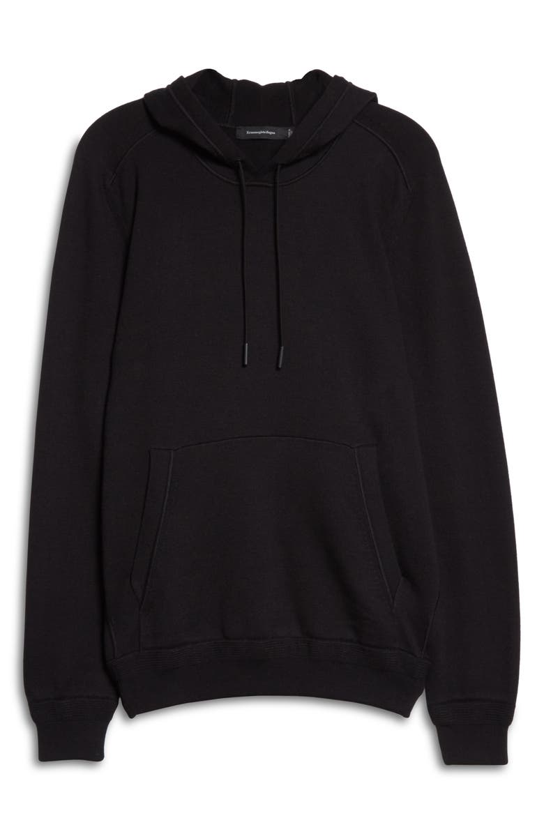 ZEGNA Cotton & Cashmere Hoodie, Alternate, color,
