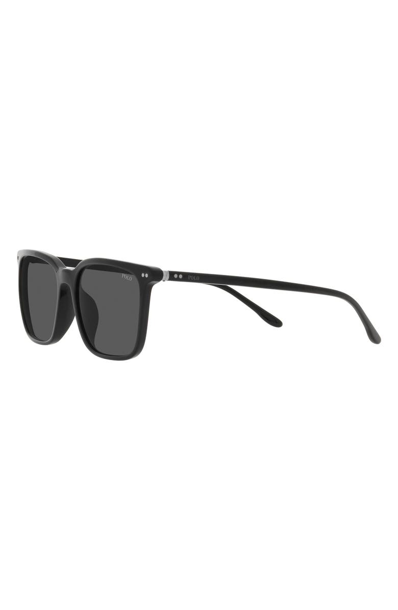 Polo Ralph Lauren 56mm Square Sunglasses, Alternate, color, 