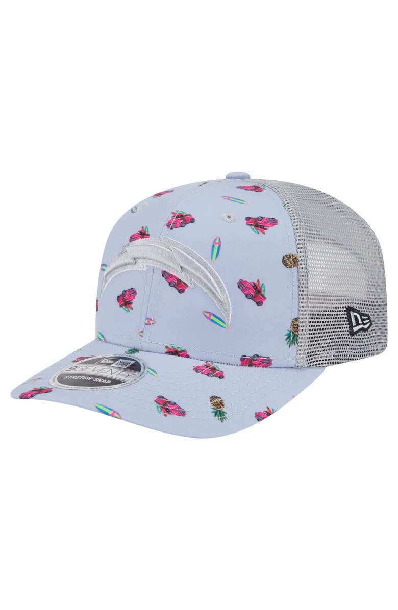 New Era Men's New Era Light Blue Los Angeles Chargers Adventure Surfboard 9SEVENTY Adjustable Hat, Main, color, Light Blue