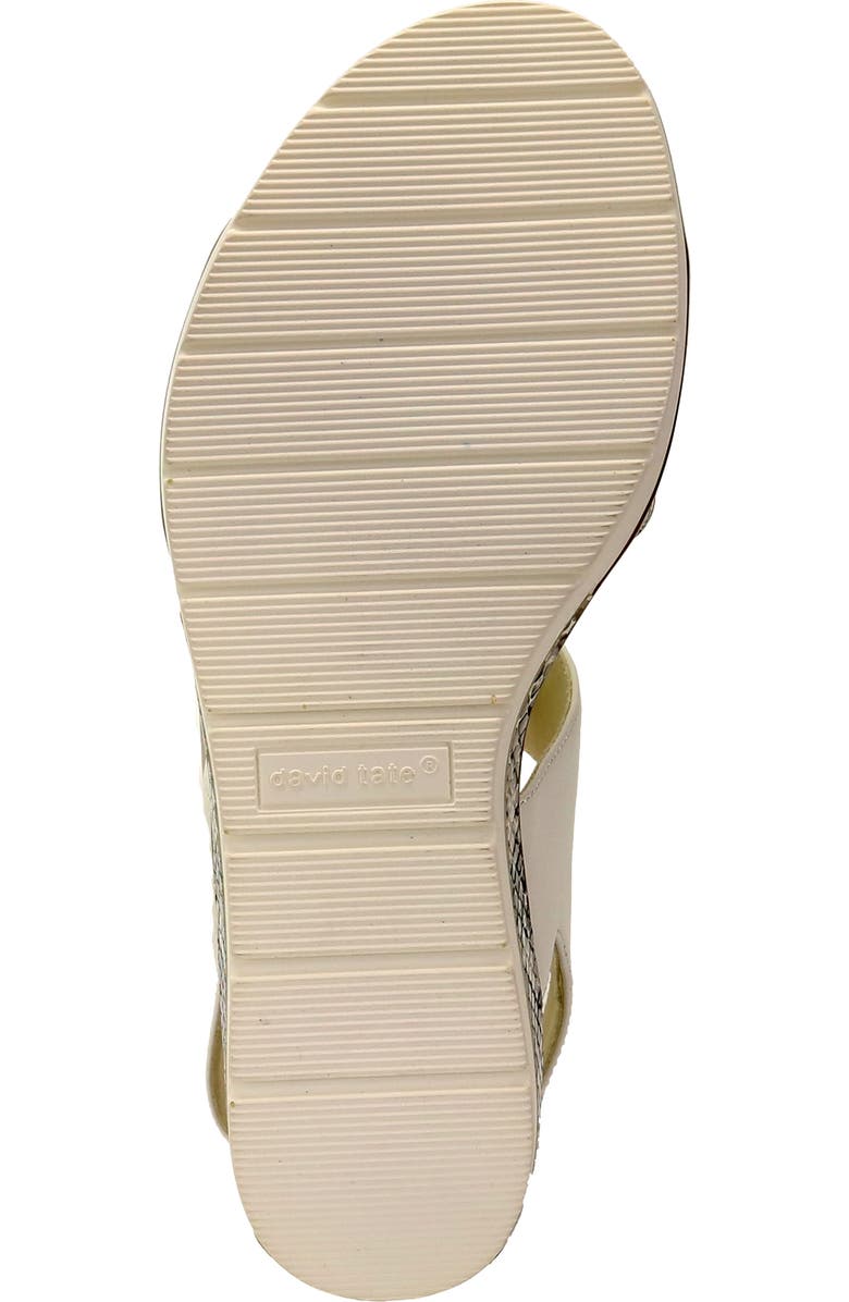 David Tate Civic Slingback Sandal, Alternate, color, White Multi