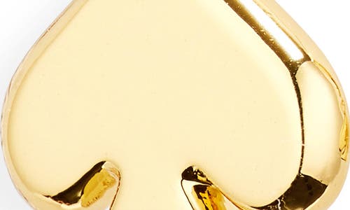 Kate Spade New York Everyday Spade Drop Huggie Hoop Earrings In Gold