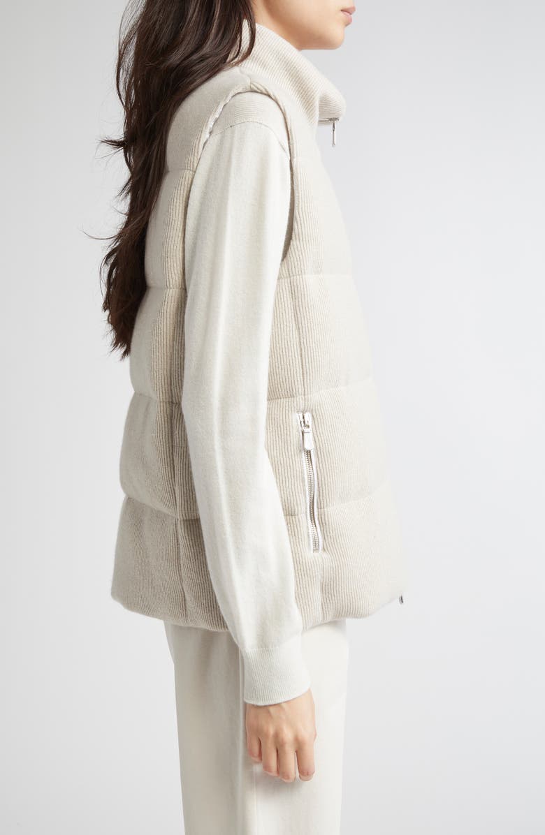 Eleventy Sparkle Quilted Down Vest, Alternate, color, 