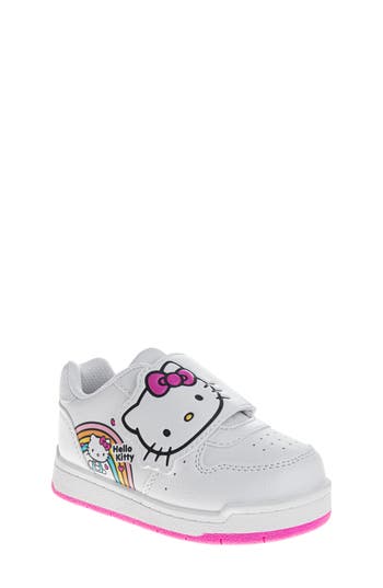 Josmo Kids' X Hello Kitty Sneaker In White Pink
