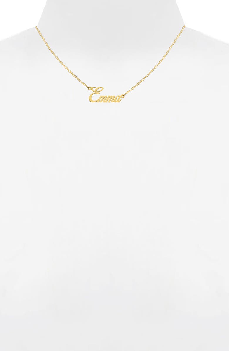 Jane Basch Designs Personalized Nameplate Necklace, Alternate, color, 