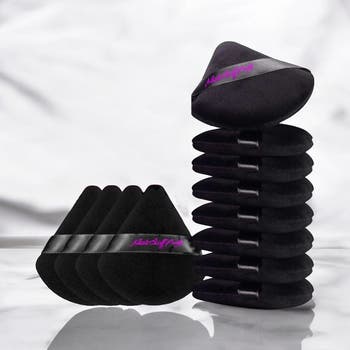 Velvet Hypoallergenic Ultra Soft Black Puffs