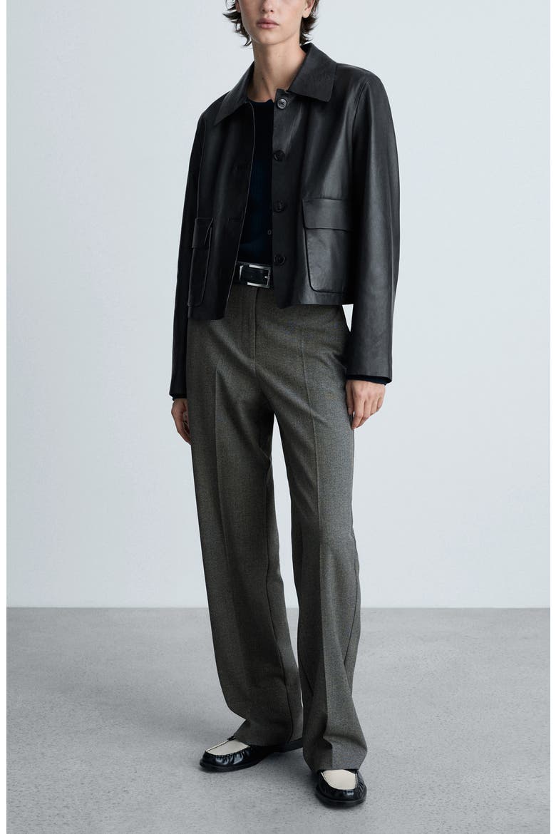 Carlos Straight Leg Trousers, Alternate, color, GREY