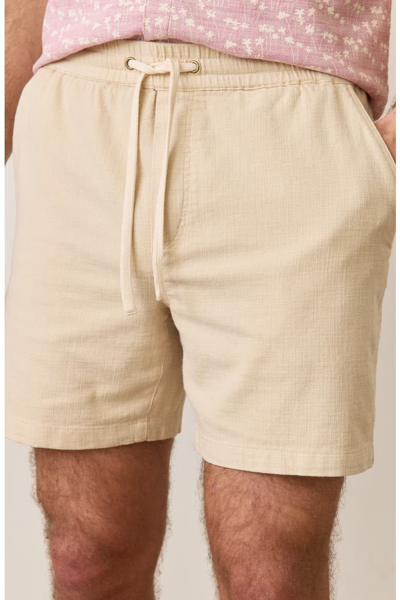 Saturday 6-Inch Drawstring Beach Shorts, Alternate, color, SAND