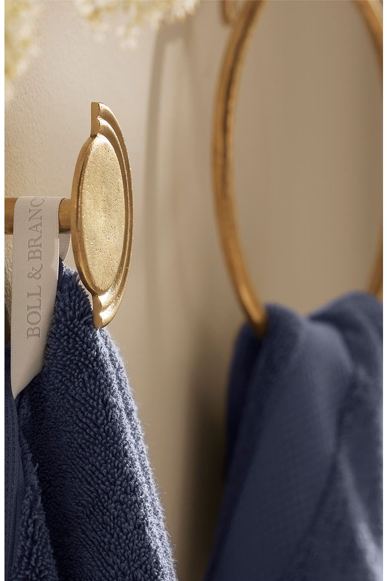 Plush Organic Cotton Bath Sheet, Alternate, color, COASTAL NAVY