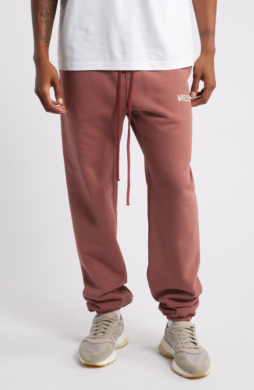 Gender Inclusive Classic Heavy Cotton Fleece Sweatpants, color, CRIMSON