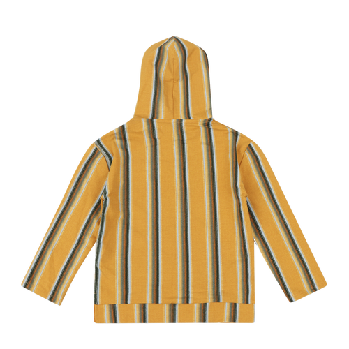 Mixed Up Clothing Kids Baja Hoodie In Baja Stripe Rust