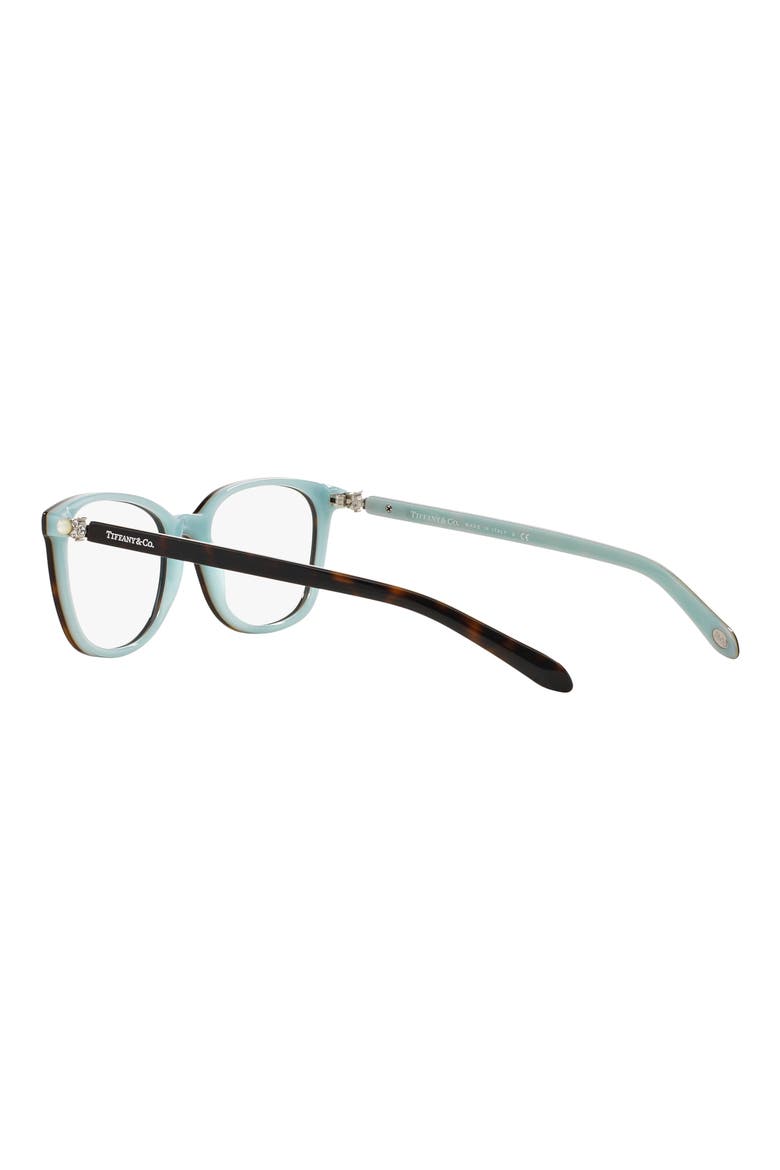 51mm Square optical glasses, Alternate, color, HAVANA BLUE