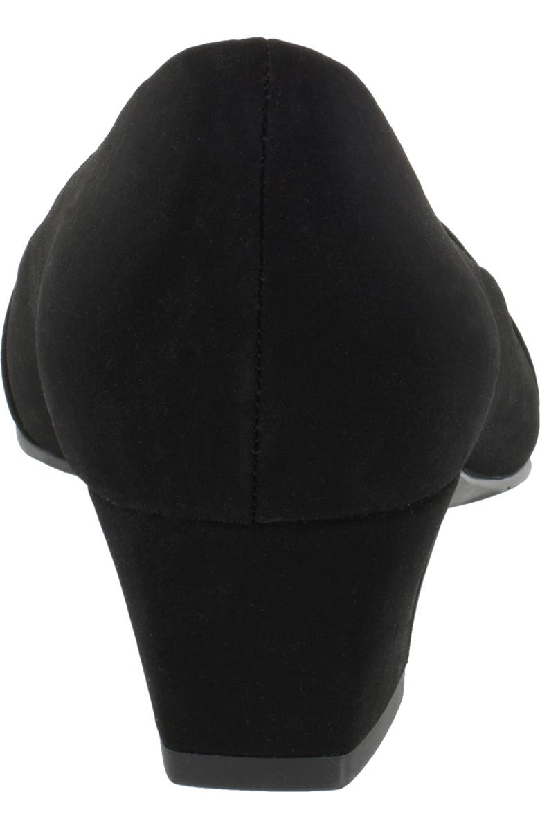 EASY STREET Eloise Ruched Block Heel Pump - Multiple Widths Available, Alternate, color, Black Lamy