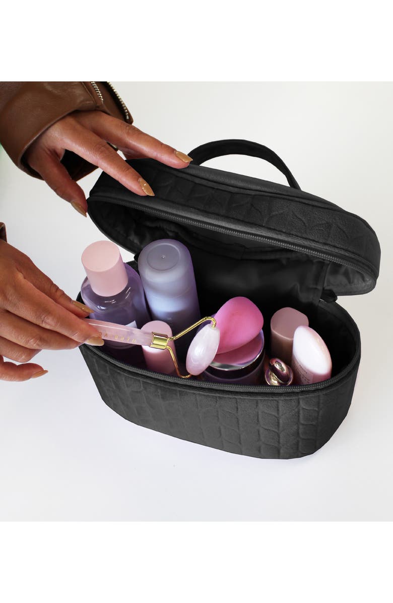 MYTAGALONGS Allure Cosmetic Case, Alternate, color, Black