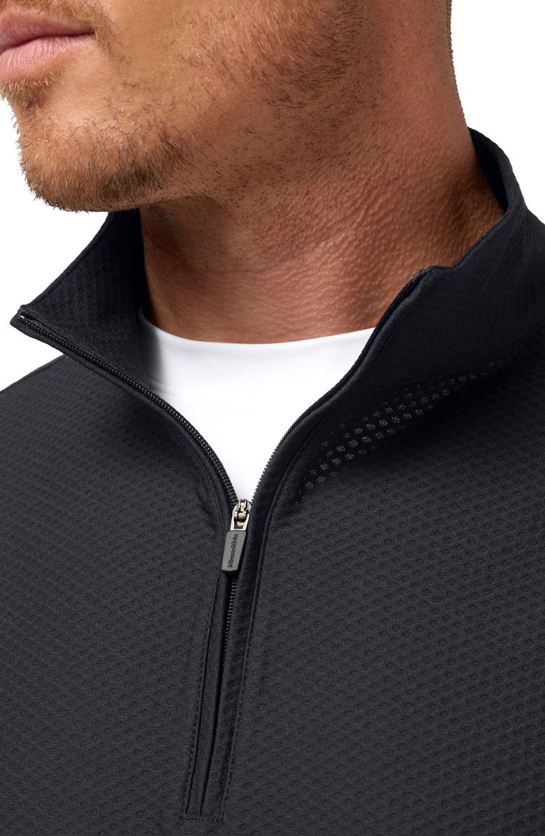 Mizzen+Main Easton Textured Quarter Zip Pullover, Alternate, color, 