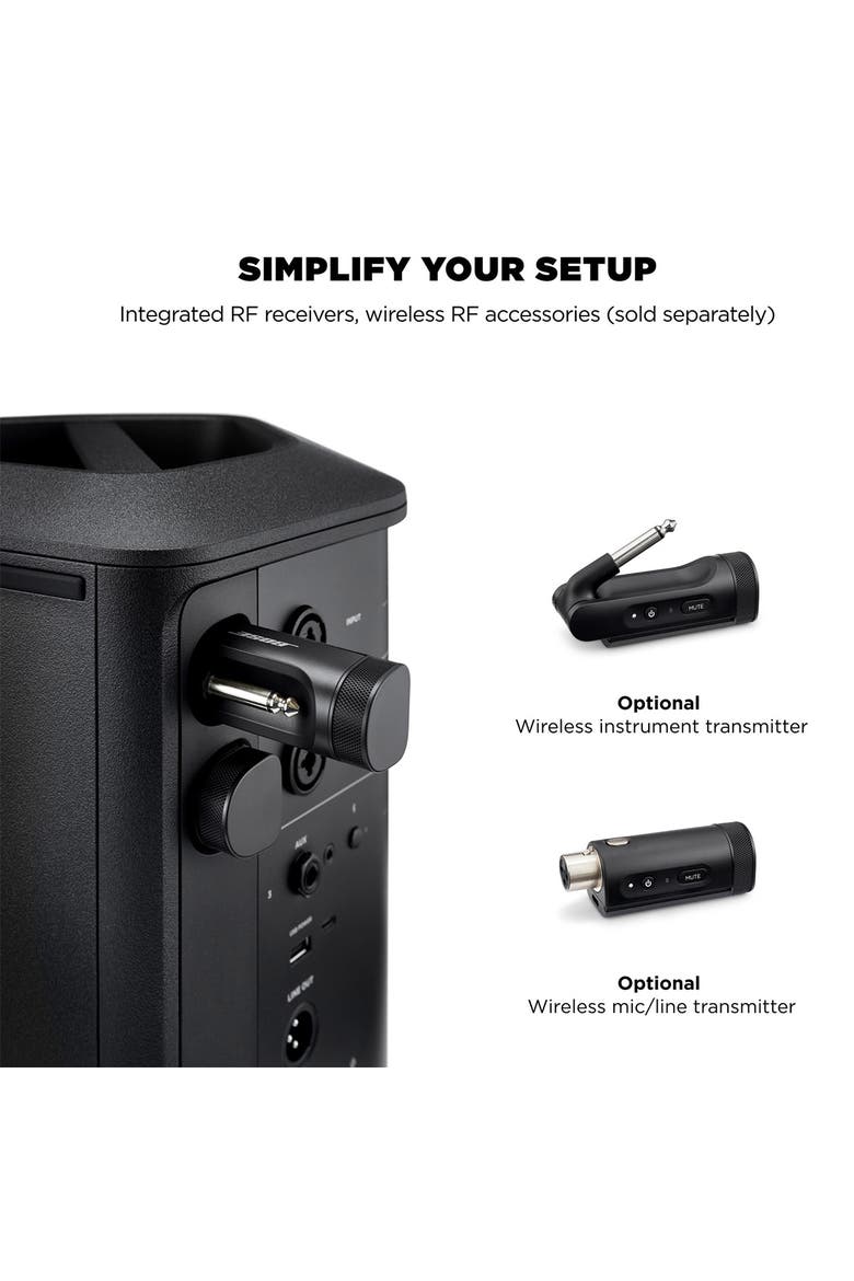 Wireless Instrument Transmitter for S1 Pro+ Wireless PA System, Alternate, color, Black