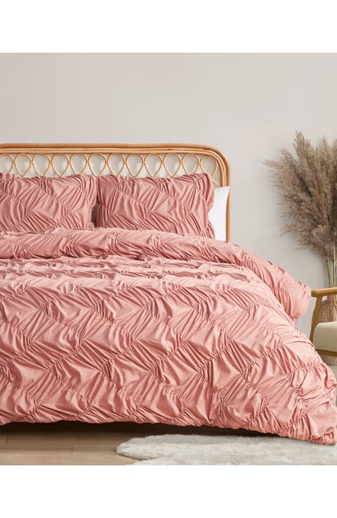 Emmy Textured Comforter & Sham Set