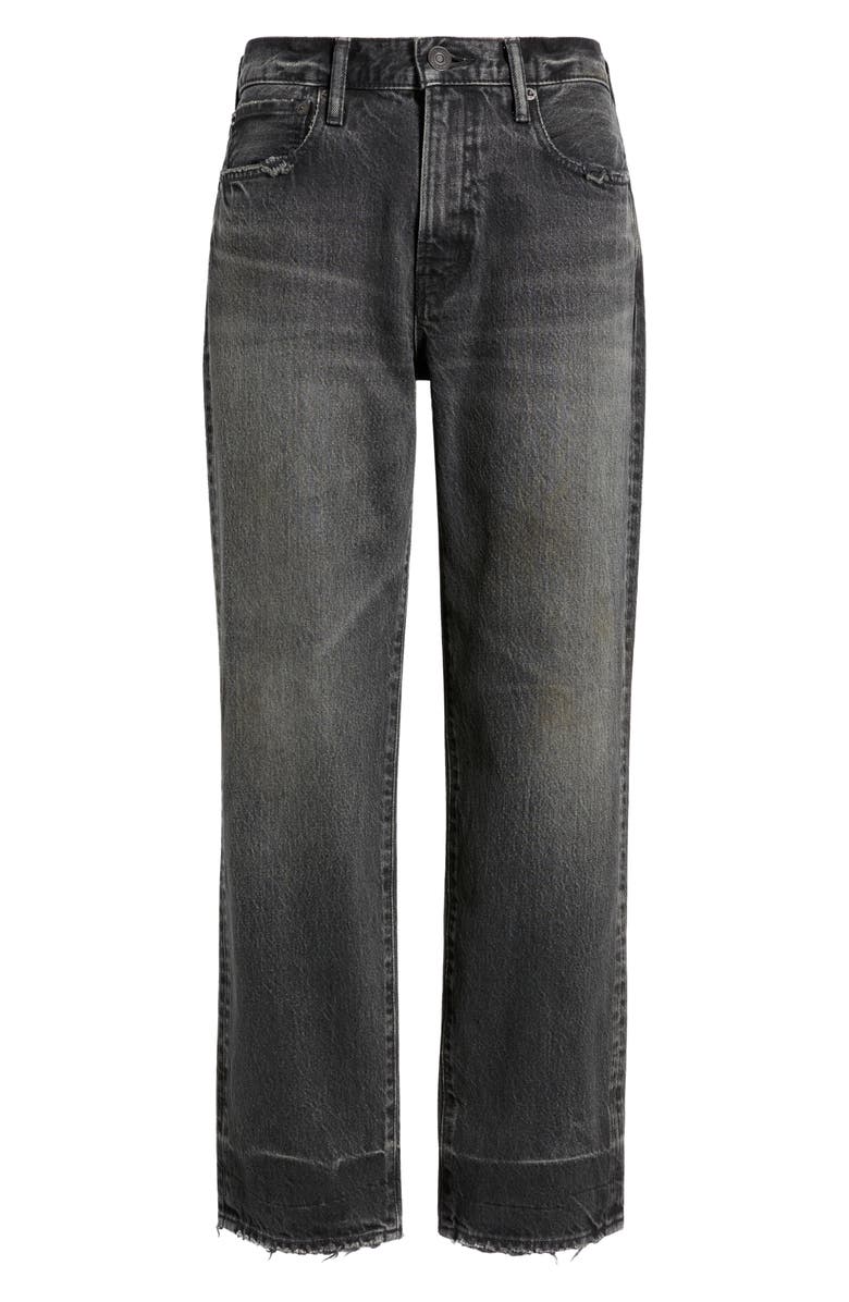 MOUSSY VINTAGE Haverhill Straight Leg Jeans, Alternate, color, Black
