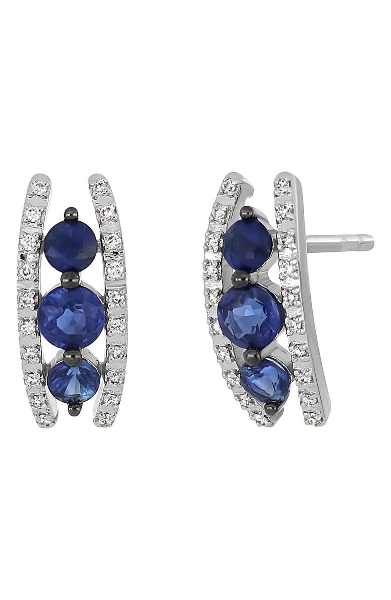 Bony Levy El Mar Sapphire & Diamond Stud Earrings, Main, color,