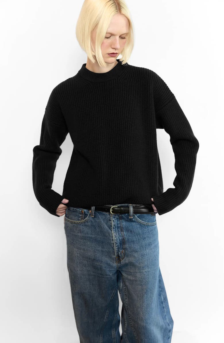 Janessa Leoné Zana Leather Belt, Alternate, color, Black