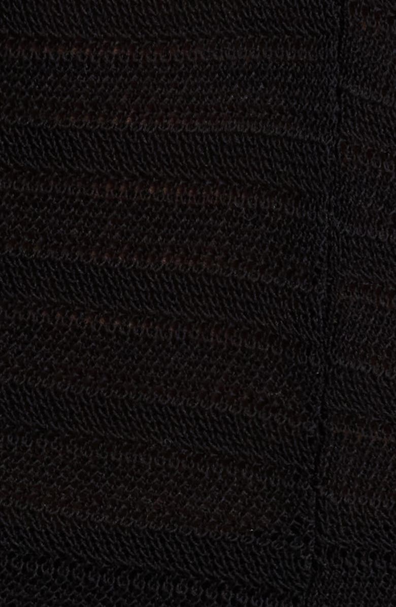 Solid & Striped The Faye Open Stitch Cover-Up Pants, Alternate, color, Noir