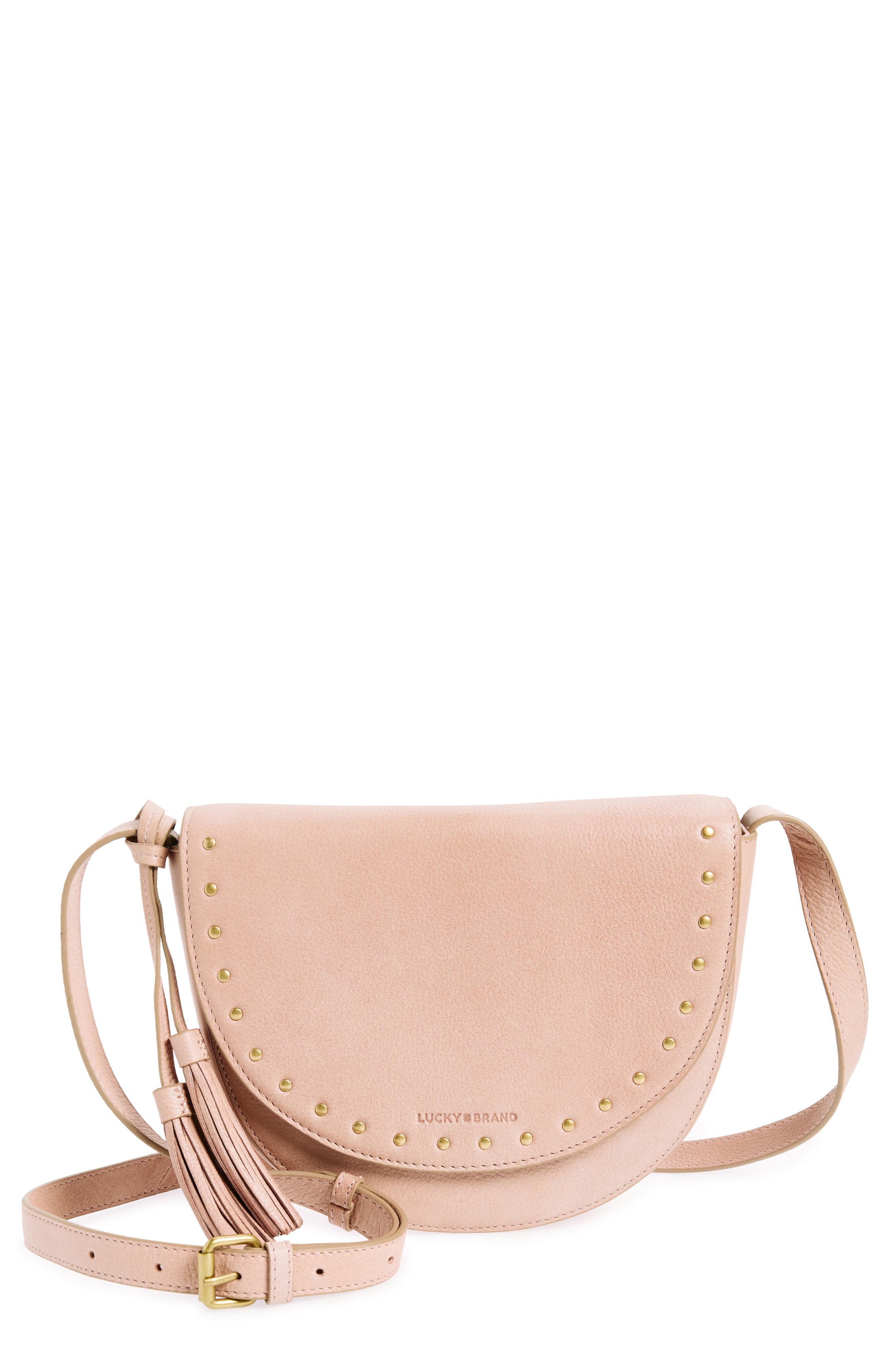 Lucky Brand Evie Saddle Crossbody Bag, Main, color, 